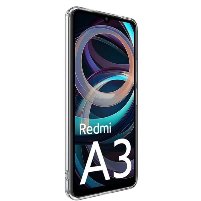 Силиконов кейс MBX 1.8-2mm, За Xiaomi Redmi A3, Прозрачен