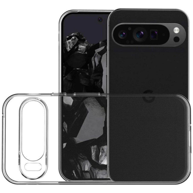 Силиконов кейс MBX 2mm, За Google Pixel 9/Pixel 9 Pro, Прозрачен