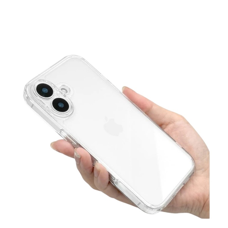 Силиконов кейс MBX 2mm, За iPhone 16 Plus (6.7), Прозрачен