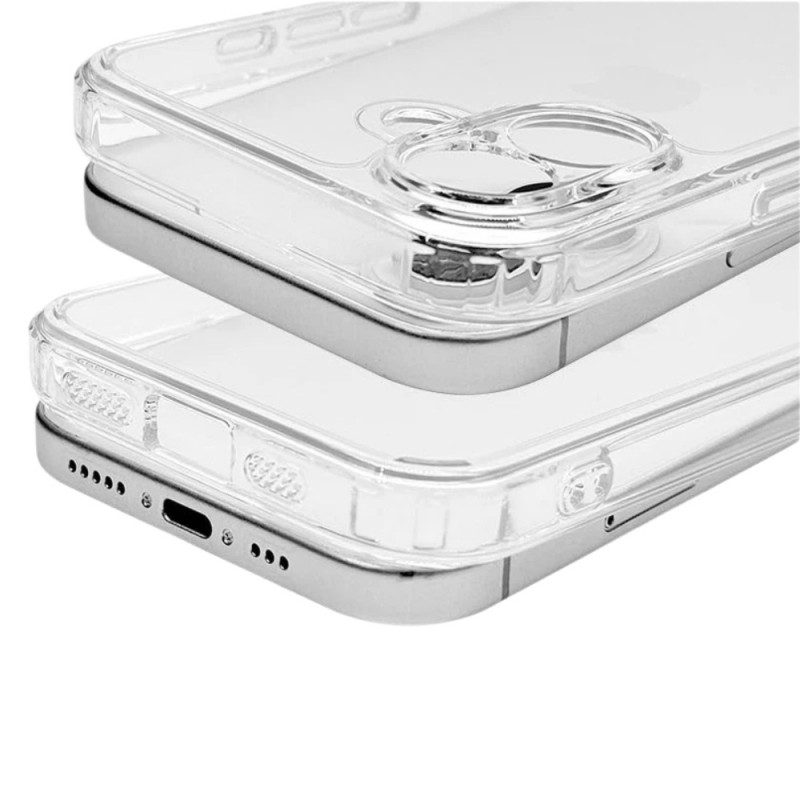 Силиконов кейс MBX 2mm, За iPhone 16 Plus (6.7), Прозрачен