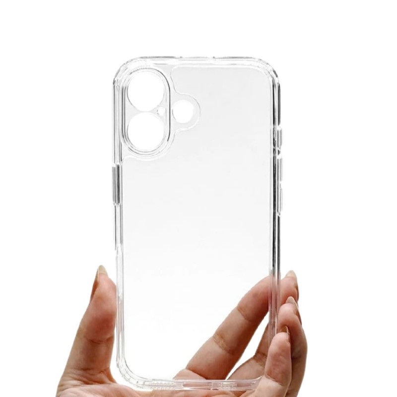 Силиконов кейс MBX 2mm, За iPhone 16 Plus (6.7), Прозрачен