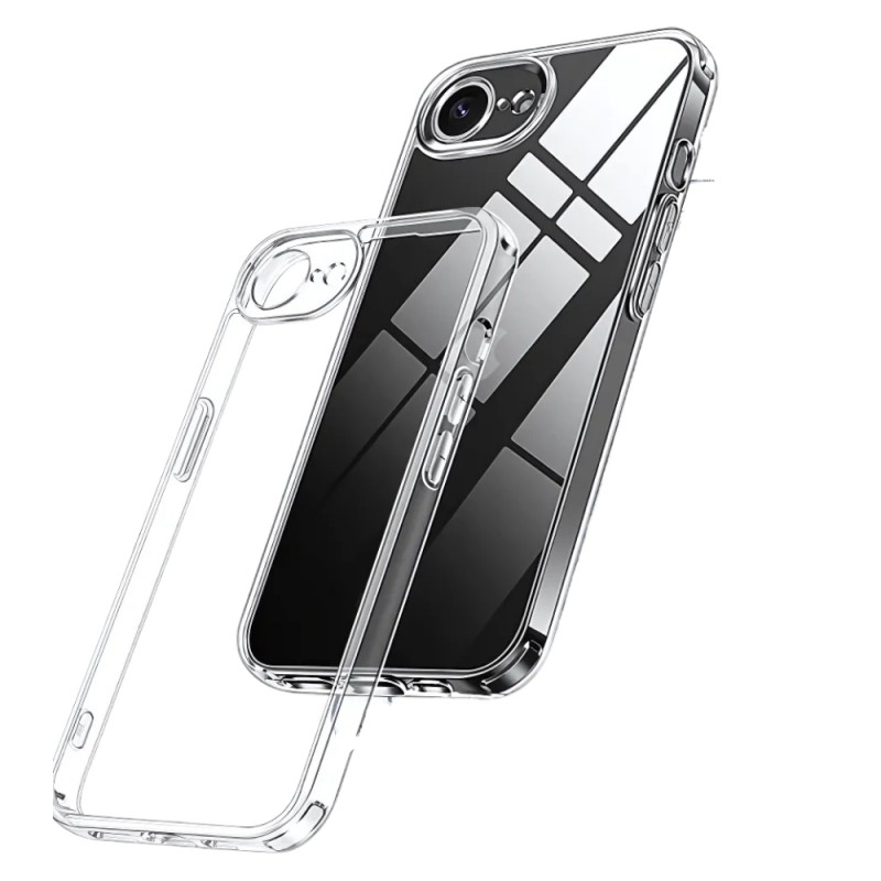 Силиконов кейс MBX 2mm, За iPhone 16e, Прозрачен