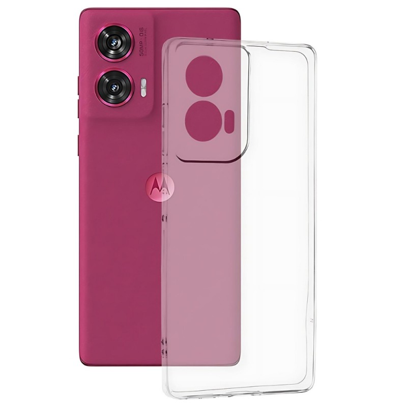 Силиконов кейс MBX 2mm, За Motorola Edge 50 Fusion, Прозрачен