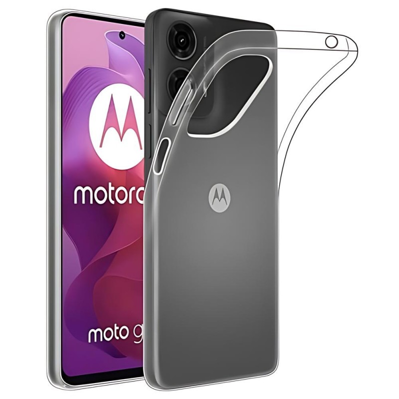Силиконов кейс MBX 2mm, За Motorola Moto E14, Прозрачен