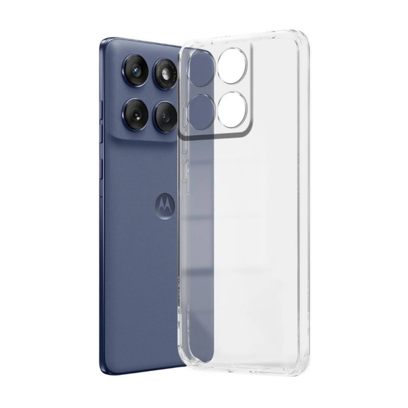 Силиконов кейс MBX 2mm, За Motorola Moto G57 Power, Прозрачен
