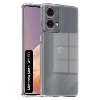 Силиконов кейс MBX 2mm, За Motorola Moto G85, Прозрачен