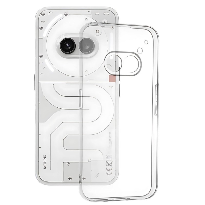 Силиконов кейс MBX 2mm, За Nothing Phone (2a), Прозрачен