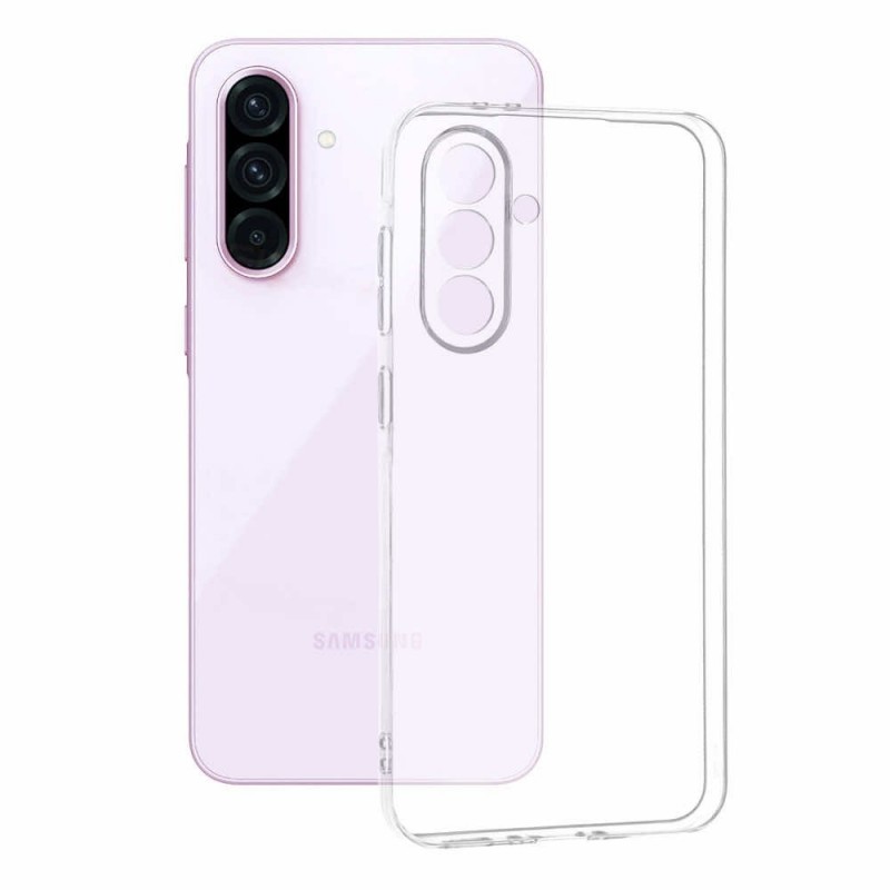 Силиконов кейс MBX 2mm, За Samsung Galaxy A56, Прозрачен
