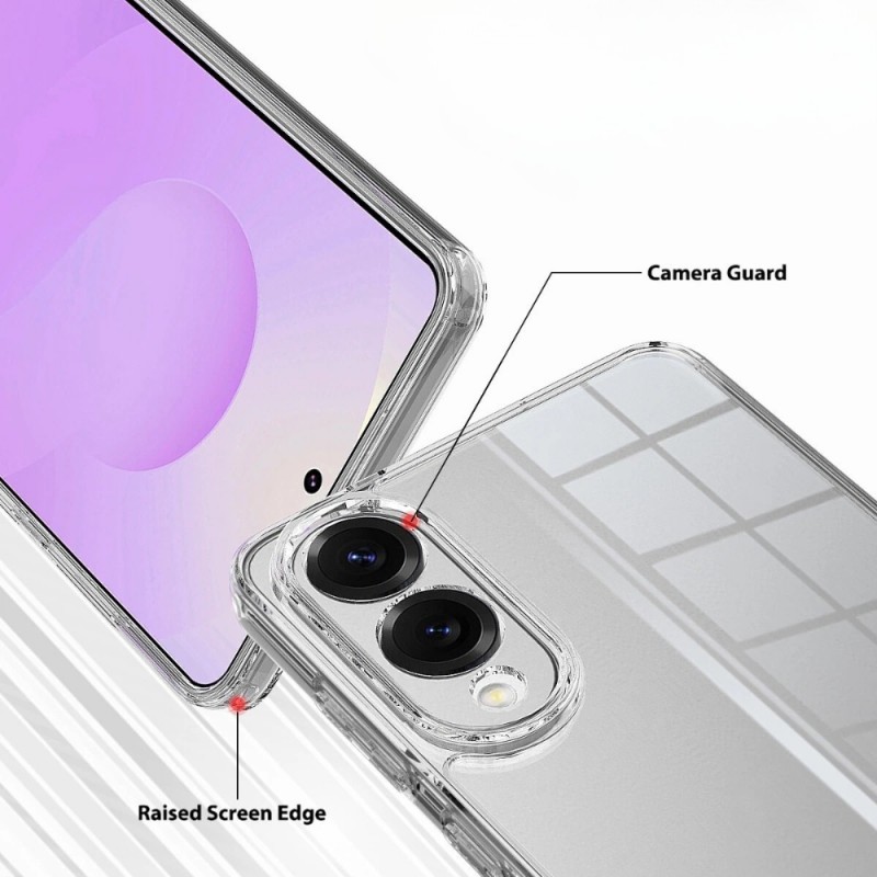 Силиконов кейс MBX 2mm, За Samsung Galaxy S25 Edge, Прозрачен