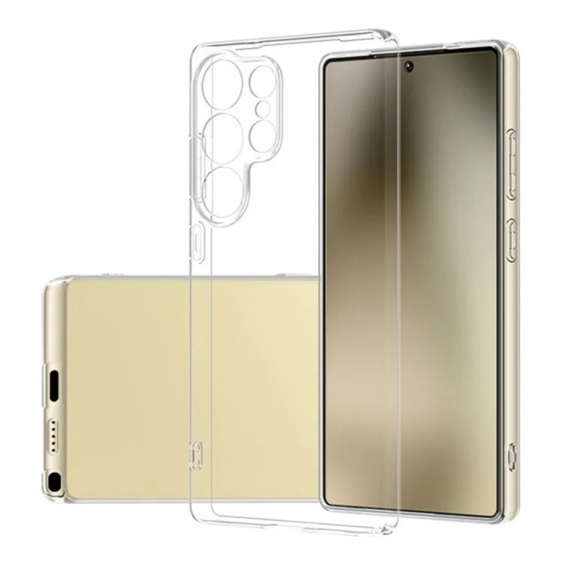 Силиконов кейс MBX 2mm, За Samsung Galaxy S25 Ultra, Прозрачен