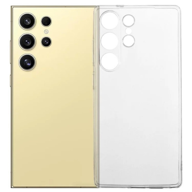 Силиконов кейс MBX 2mm, За Samsung Galaxy S25 Ultra, Прозрачен
