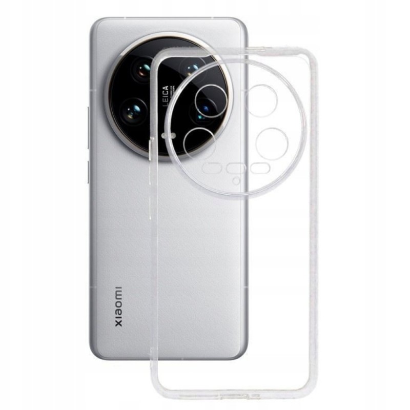 Силиконов кейс MBX 2mm, За Xiaomi 14 Ultra, Прозрачен