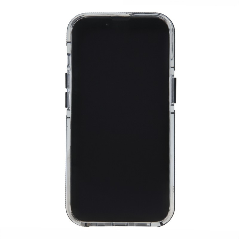 Силиконов кейс MBX Acrylic Carbon, За iPhone 15 Pro (6.1), Черен