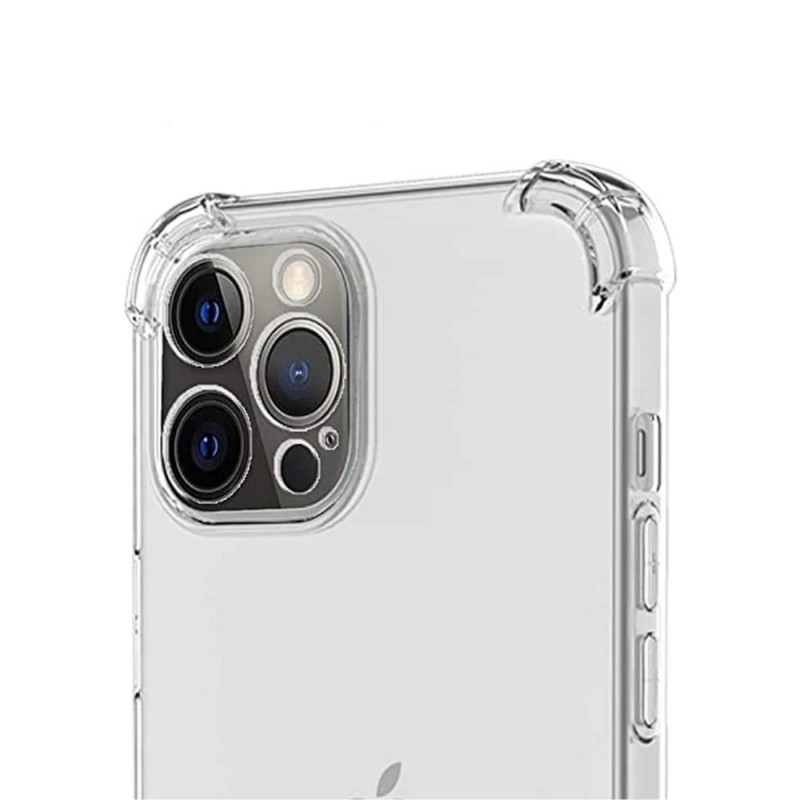 Силиконов кейс MBX Anti Shock 1.5mm, За iPhone 14 Plus (6.7), Прозрачен
