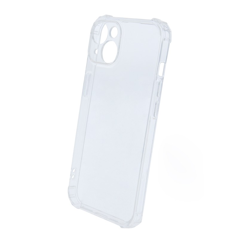 Силиконов кейс MBX Anti Shock 1.5mm, За iPhone 15 Pro Max (6.7), Прозрачен