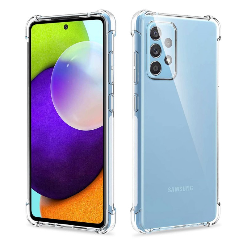 Силиконов кейс MBX Anti Shock 1.5mm, За Samsung Galaxy A52 4G/5G/A52s (A525F/A526B/A528B), Прозрачен