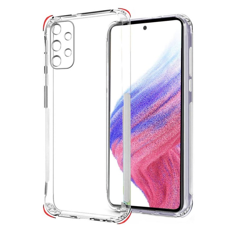 Силиконов кейс MBX Anti Shock 1.5mm, За Samsung Galaxy A53 5G (A536B), Прозрачен