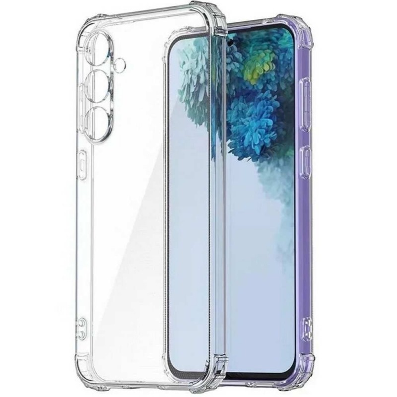 Силиконов кейс MBX Anti Shock 1.5mm, За Samsung Galaxy S24 Plus (S926B), Прозрачен