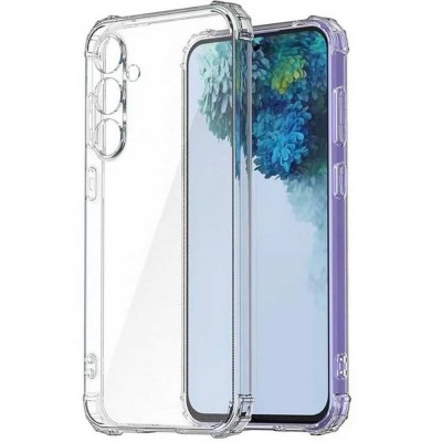 Силиконов кейс MBX Anti Shock 1.5mm, За Samsung Galaxy S24 (S921B), Прозрачен