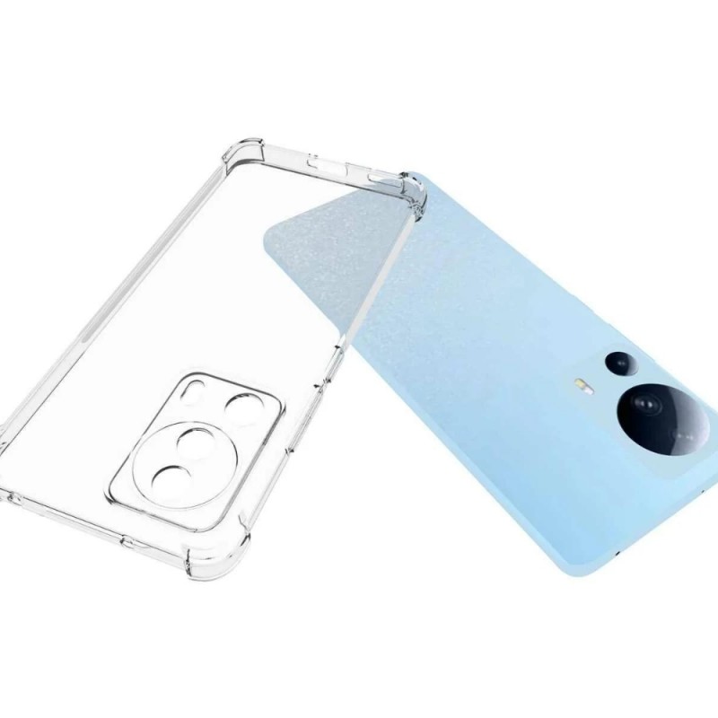 Силиконов кейс MBX Anti Shock 1.5mm, За Xiaomi 13 Lite, Прозрачен