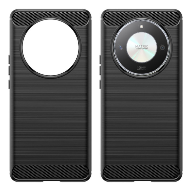 Силиконов кейс MBX Carbon, За Honor Magic 6 Lite/Honor X50 5G), Черен