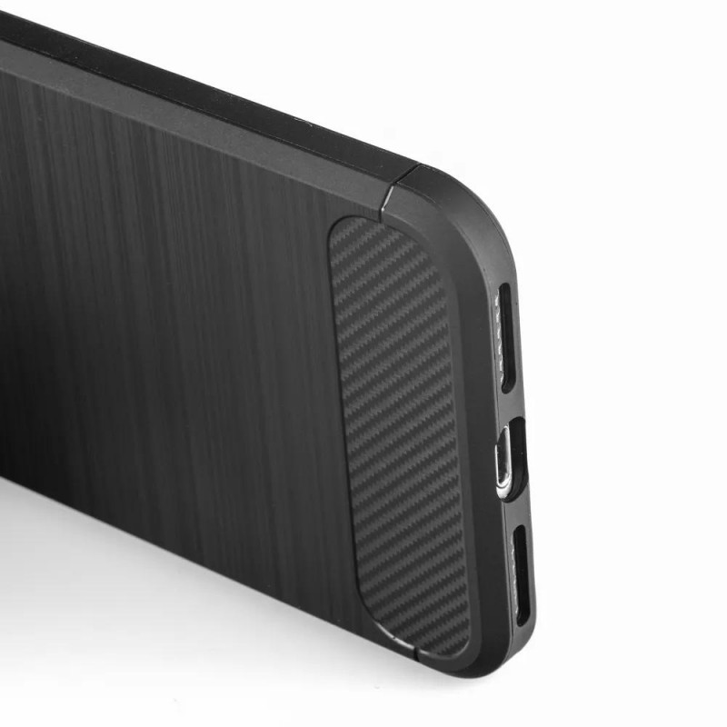 Силиконов кейс MBX Carbon, За Samsung Galaxy A54 5G (A546B), Черен