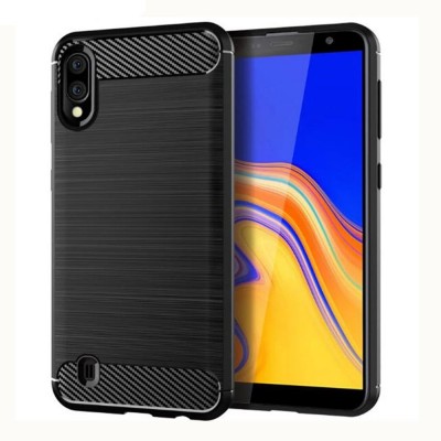 Силиконов кейс MBX Carbon, За Samsung Galaxy A10 (A105F), Черен