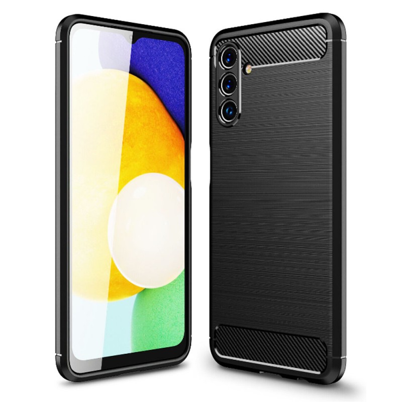 Силиконов кейс MBX Carbon, За Samsung Galaxy A13 5G/A04s (A136U/A047F), Черен