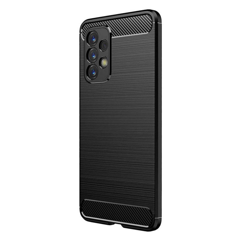 Силиконов кейс MBX Carbon, За Samsung Galaxy A53 5G (A536B), Черен