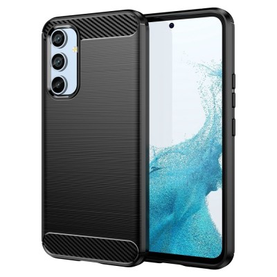 Силиконов кейс MBX Carbon, За Samsung Galaxy A54 5G (A546B), Черен
