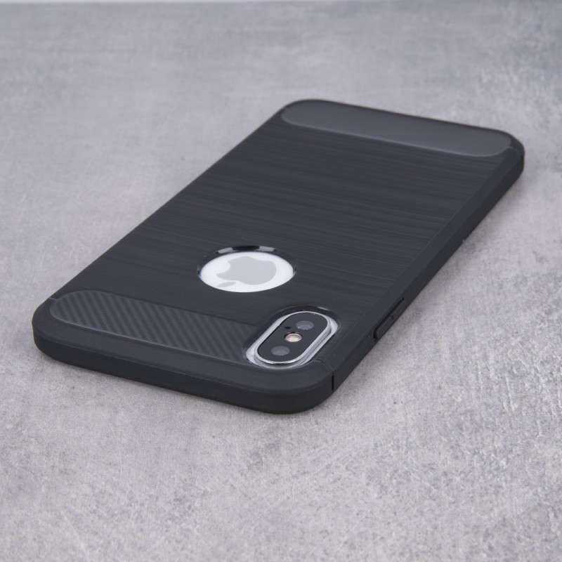 Силиконов кейс MBX Carbon, За Samsung Galaxy S21 FE 5G (G990B), Черен
