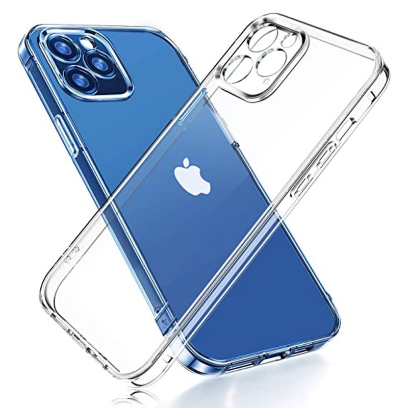 Силиконов кейс MBX Jelly 1.5mm, За iPhone 12 (6.1), Прозрачен