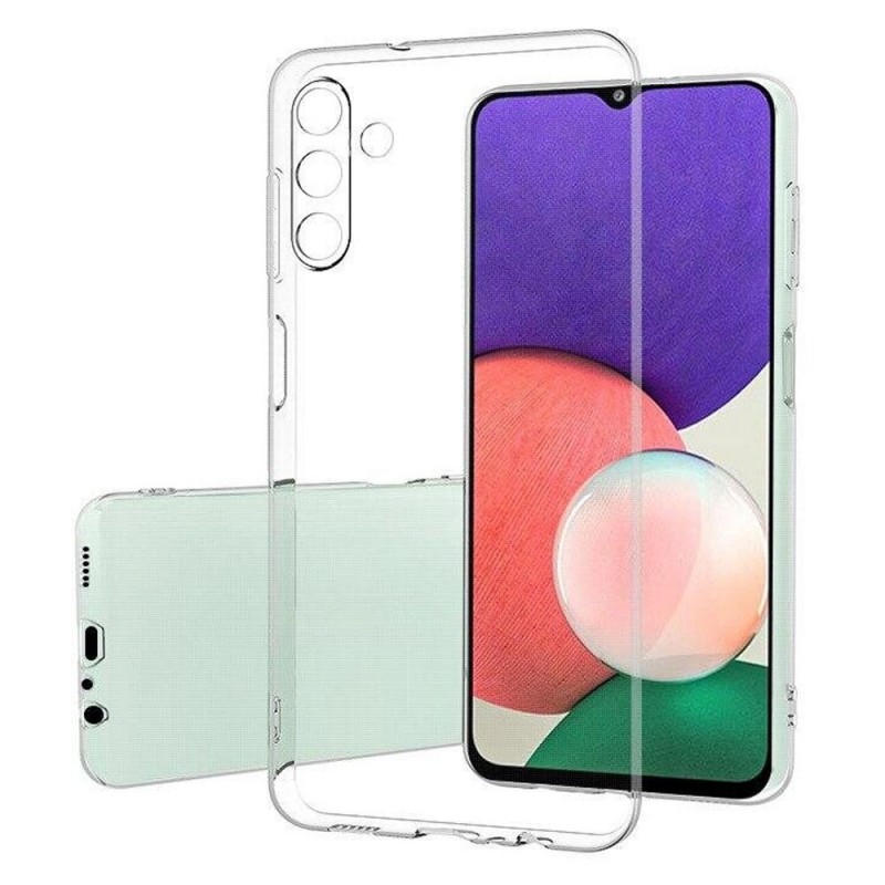 Силиконов кейс MBX Jelly 1.5mm, За Samsung Galaxy A13 5G/A04s (A136U/A047F), Прозрачен