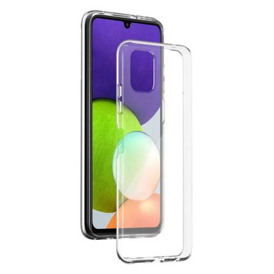 Силиконов кейс MBX Jelly 1.5mm, За Samsung Galaxy A22 4G (A225F), Прозрачен