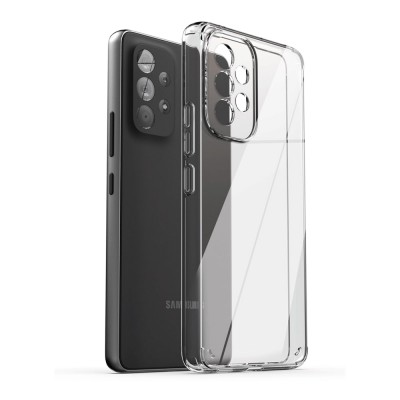 Силиконов кейс MBX Jelly 1.5mm, За Samsung Galaxy A73 5G (A736B), Прозрачен