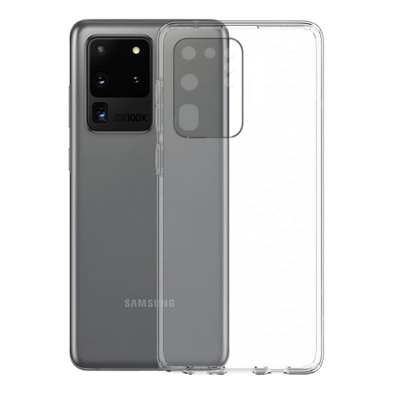 Силиконов кейс MBX Jelly 1.5mm, За Samsung Galaxy S20 Ultra (G988B), Прозрачен