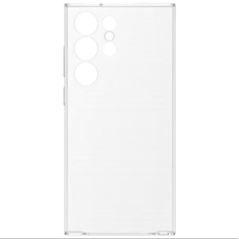 Силиконов кейс MBX Jelly 1.5mm, За Samsung Galaxy S23 Ultra (S918B), Прозрачен