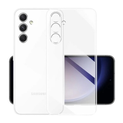 Силиконов кейс MBX Jelly 1.5mm, За Samsung Galaxy S24 Plus (S926B), Прозрачен