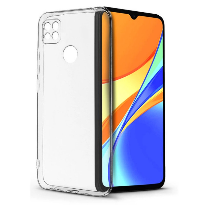 Силиконов кейс MBX Jelly 1.5mm, За Xiaomi Redmi 9C, Прозрачен