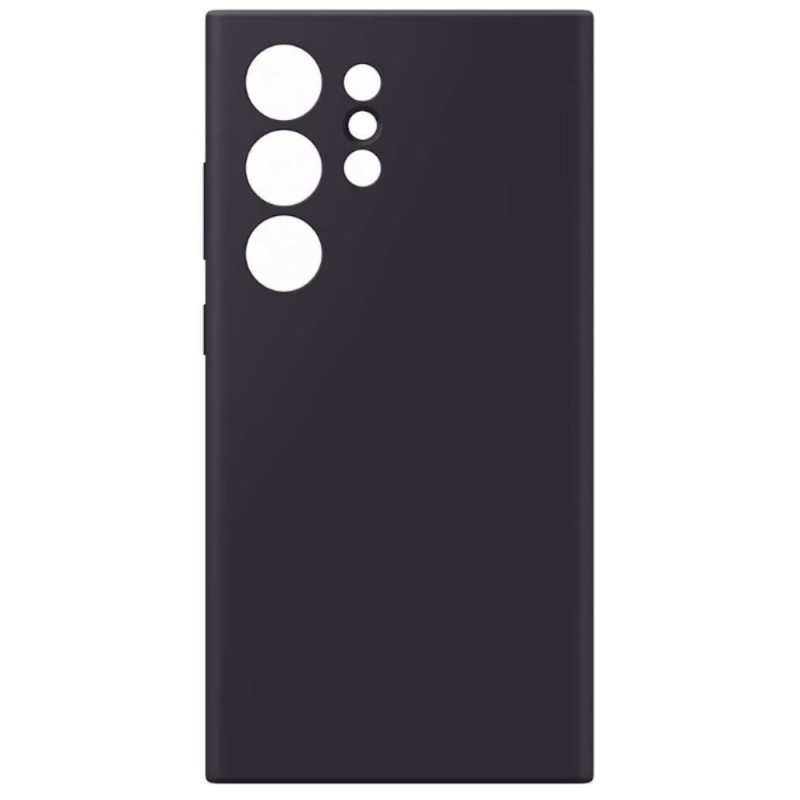 Силиконов кейс MBX Silicone Soft and Silky Case, За Samsung Galaxy S24 (S921B), Черен