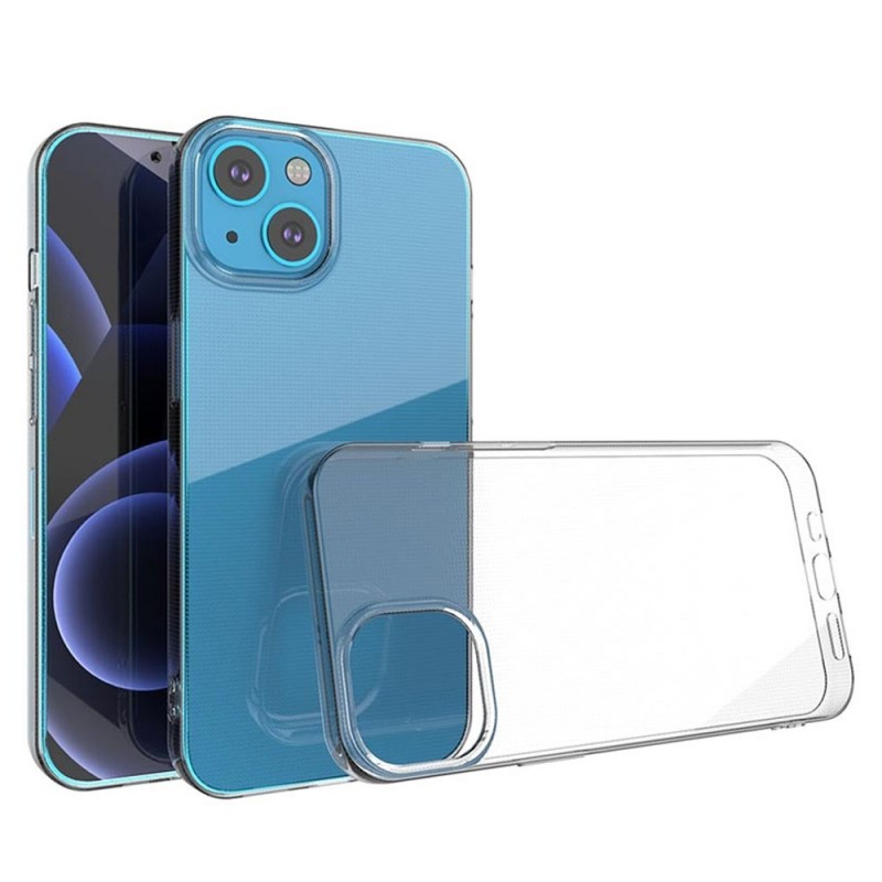 Силиконов кейс MBX, За iPhone 13 (6.1), Прозрачен