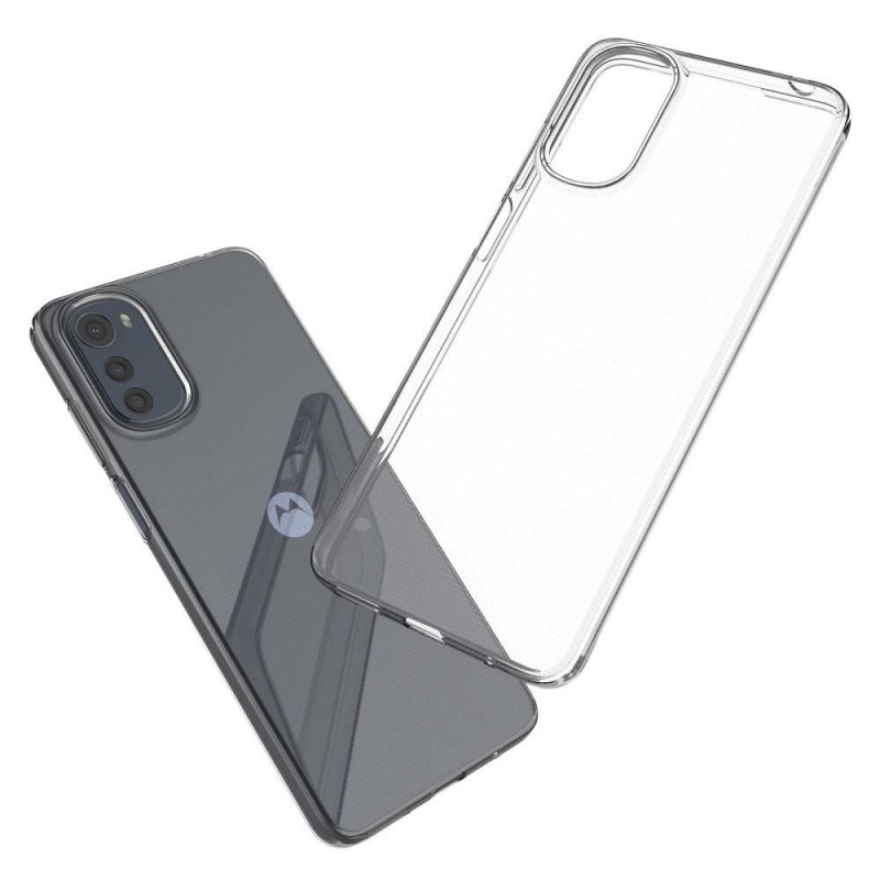Силиконов кейс MBX, За Motorola Moto E32/E32s, Прозрачен