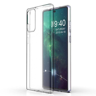 Силиконов кейс MBX, За Motorola Moto G51 5G, Прозрачен