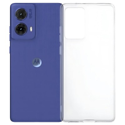 Силиконов кейс MBX, За Motorola Moto G85, Прозрачен