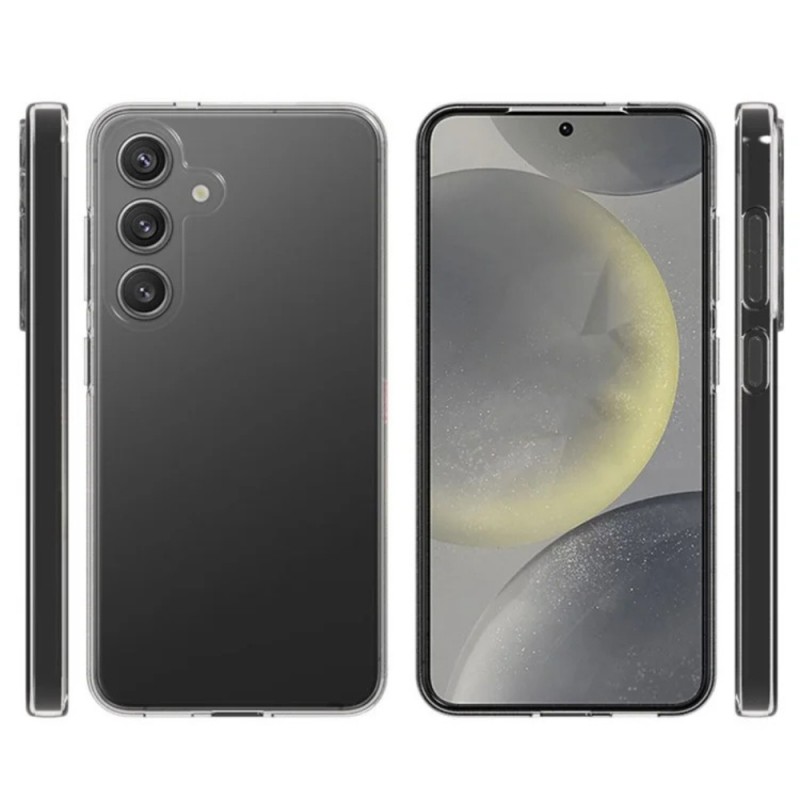Силиконов кейс MBX, За Samsung Galaxy S25 Plus, Прозрачен