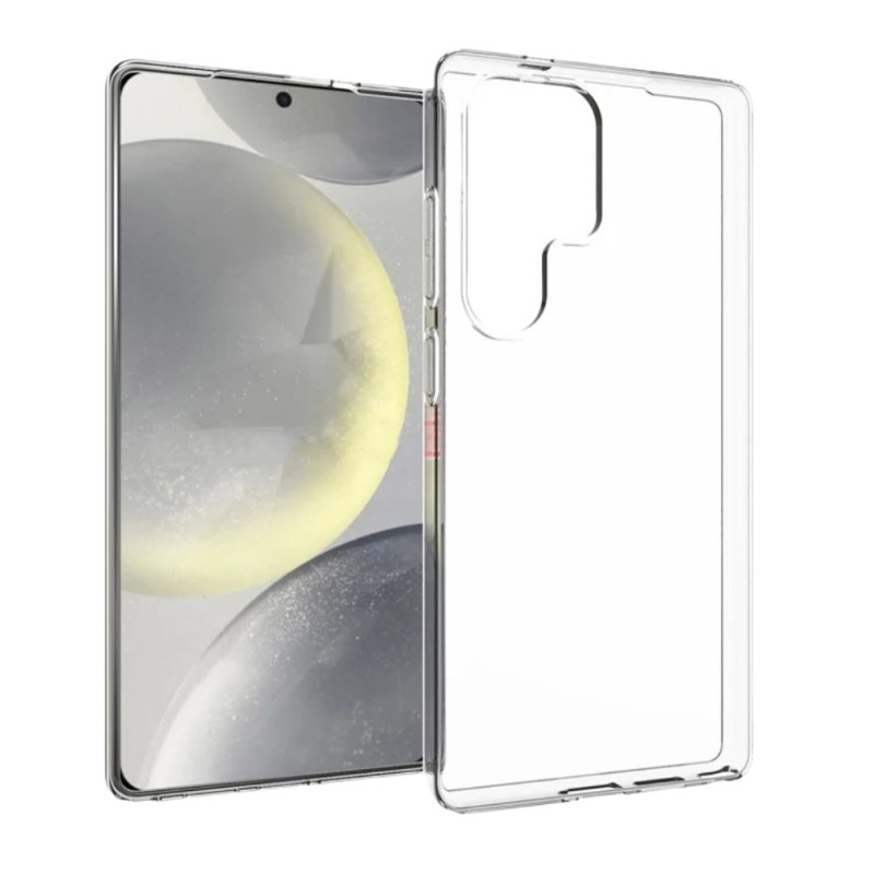 Силиконов кейс MBX, За Samsung Galaxy S25 Ultra, Прозрачен