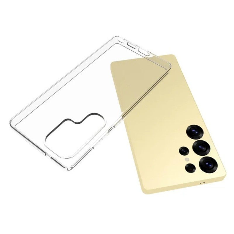 Силиконов кейс MBX, За Samsung Galaxy S25 Ultra, Прозрачен
