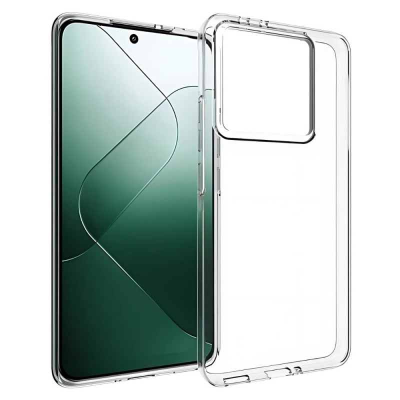 Силиконов кейс MBX, За Xiaomi 14T Pro, Прозрачен