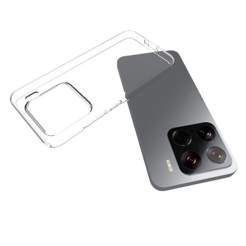 Силиконов кейс MBX, За Xiaomi 15, Прозрачен