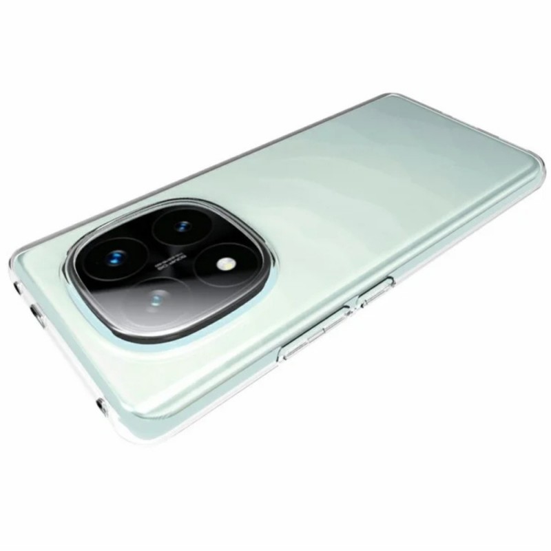 Силиконов кейс MBX, За Xiaomi Redmi Note 14 Pro+, Прозрачен
